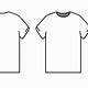 Blank T Shirt Template For Design