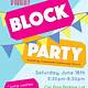 Block Party Flyer Template Free