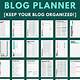 Blog Planning Template