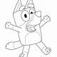 Bluey Free Printable Coloring Pages