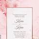 Blush Pink Wedding Invitation Template