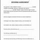 Booking Contract Template