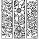 Bookmark Coloring Template