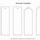 Bookmark Template Size