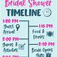 Bridal Shower Agenda Template