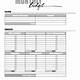 Budget Template Free Printable