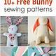 Bunny Sewing Pattern Free