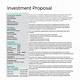 Business Investment Proposal Template