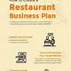 Business Plan For A Restaurant Template