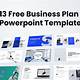 Business Plan Ppt Template Free Download