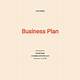 Business Plan Template Google Docs