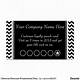 Business Punch Cards Template