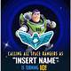 Buzz Lightyear Invitation Template