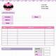 Cake Invoice Template Word