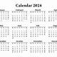 Calendar 2024 Free Printable