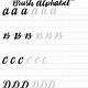 Calligraphy Printable Worksheets Free