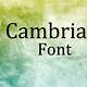 Cambria Font Free