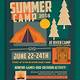 Camping Flyer Template Free