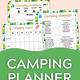 Camping Trip Planner Templates