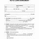 Car Loan Agreement Template Word