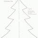 Cardboard Christmas Tree Template