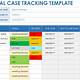 Caseload Legal Case Management Spreadsheet Template