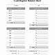 Cash Drawer Balance Sheet Template