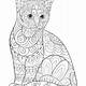 Cat Coloring Pages Free
