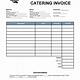 Catering Invoice Templates