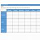 Catering Schedule Template