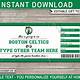 Celtics Ticket Template