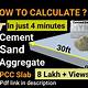 Cement Board Calculator