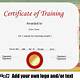 Certification Of Training Template
