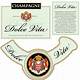 Champagne Bottle Label Template