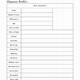 Character Profile Template Writing