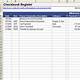 Checkbook Template Excel