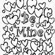 Children's Valentine Coloring Pages Free