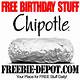 Chipotle Free Birthday