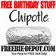 Chipotle Free Birthday Meal