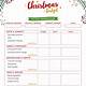 Christmas Agenda Template Free