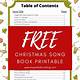 Christmas Carol Lyrics Printable Booklet