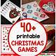 Christmas Games For Families Free