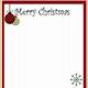 Christmas Letter Free Template