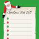 Christmas List Template Free