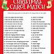 Christmas Party Games Printable Free