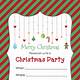 Christmas Party Invitation Free Template