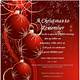 Christmas Party Invite Email Template