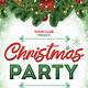 Christmas Party Poster Template Free