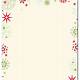 Christmas Stationery Template Free