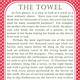 Christmas Towel Poem Free Printable